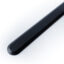 Directional tactile ground surface indicator made of polyurethane, black color in size 16 x 295 x 3,5 mm made by Labanc Group