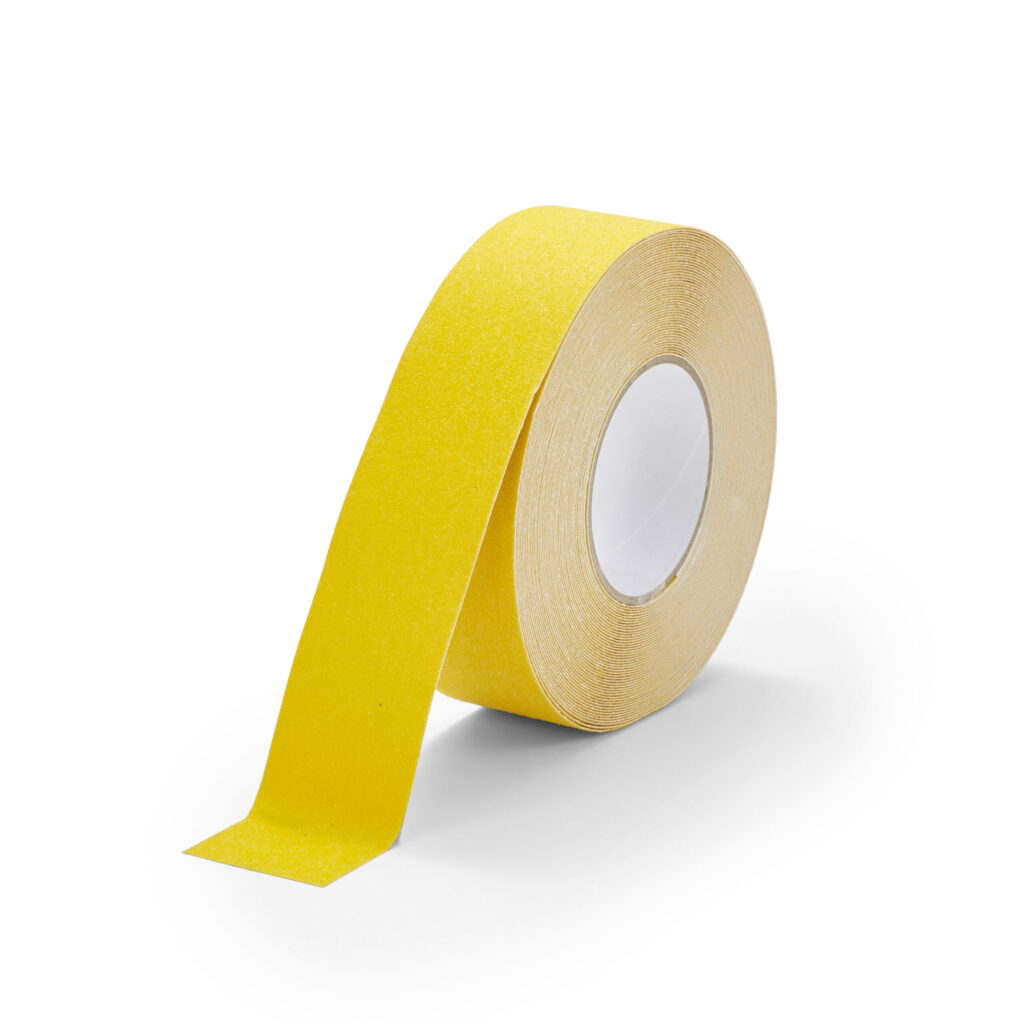 Coarse yellow anti-slip tape