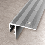 Profile 33890 – Aluminium LED Stair Nosing with Anti-Slip Grooves