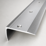 Aluminium Stair Nosing Profile with Anti-Slip Insert – 53 × 31 mm